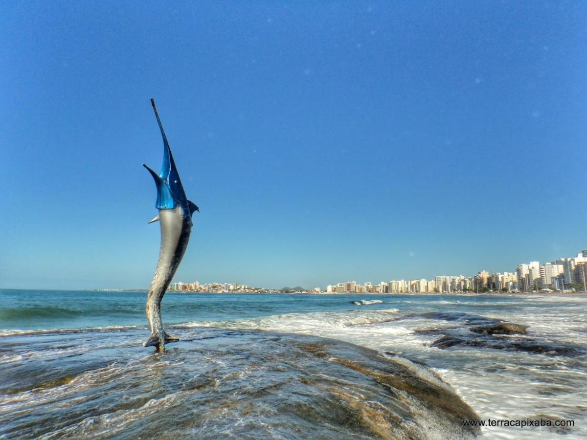 Guarapari - Praia Do Morro Com Vista Para O Mar ภายนอก รูปภาพ